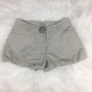 Lerario BeaShorts Women's Size 2 Beige Chino MidRise